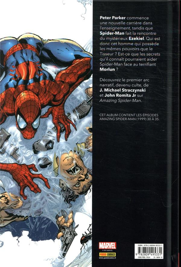 Verso de l'album Spider-Man Tome 1
