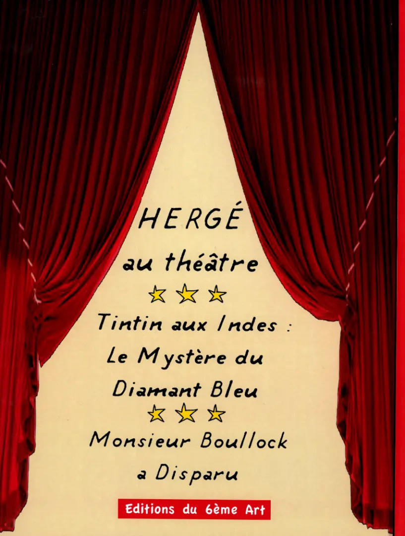 Verso de l'album Tintin Monsieur Boullock a Disparu