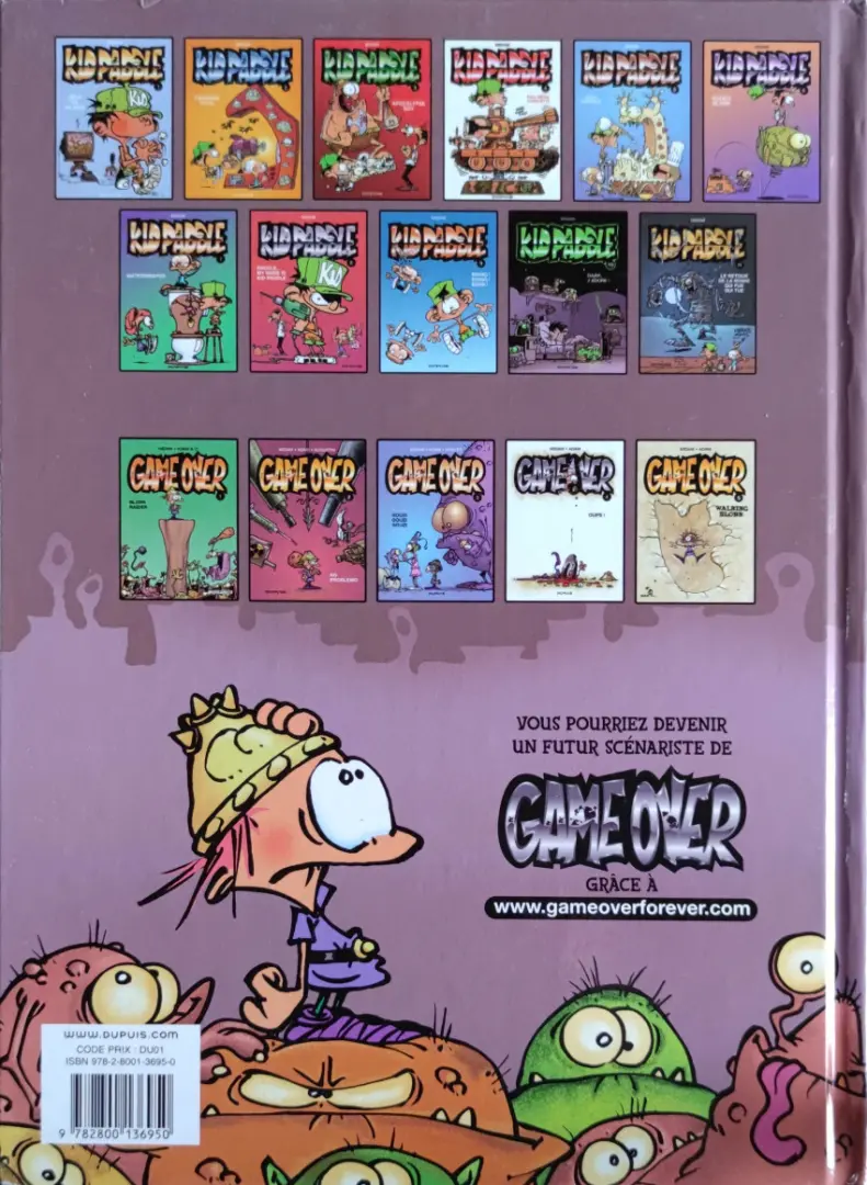 Verso de l'album Game over Tome 2 No Problemo