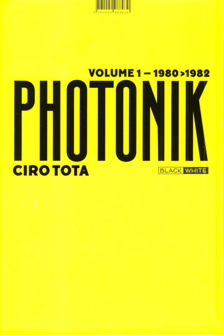 Verso de l'album Photonik L'Intégrale Volume 1 1980 - 1982