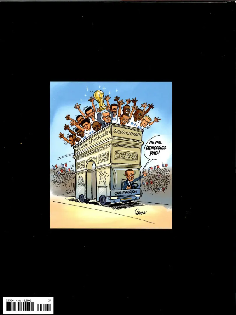 Verso de l'album 10 ans d'actualité avec Chaunu