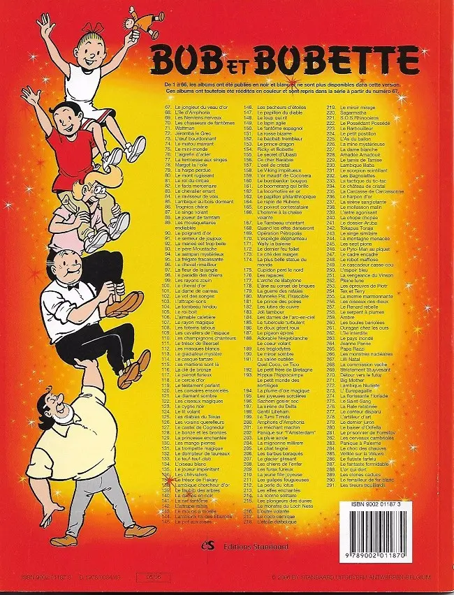 Verso de l'album Bob et Bobette Tome 168 Quand les Elfes danseront