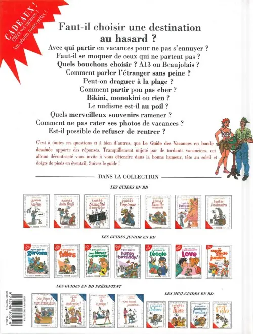 Verso de l'album Le Guide Tome 23 Le guide des vacances