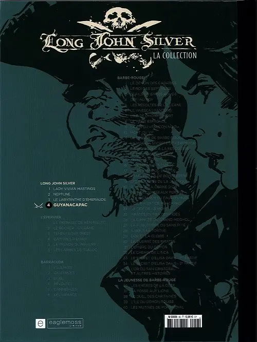 Verso de l'album Long John Silver La Collection IV Guayanacapac