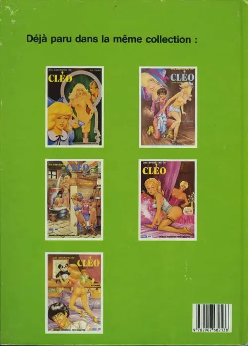 Verso de l'album Les aventures de Cléo (6ème épisode)