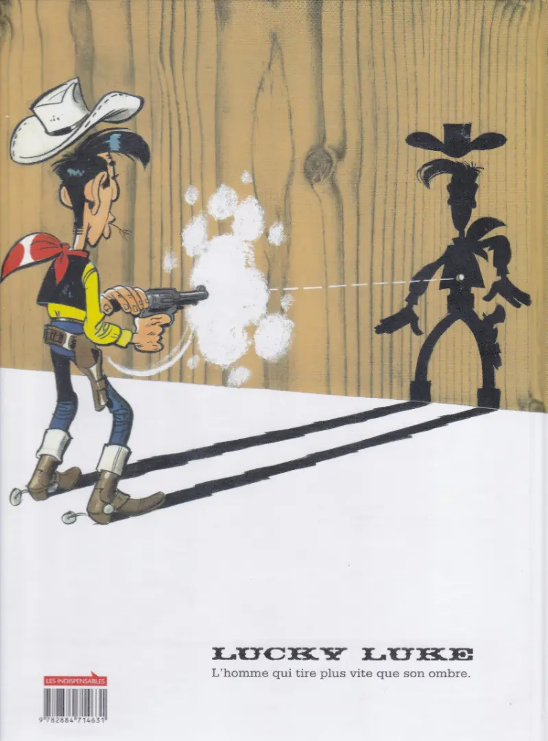 Verso de l'album Lucky Luke Tome 35 Jesse James
