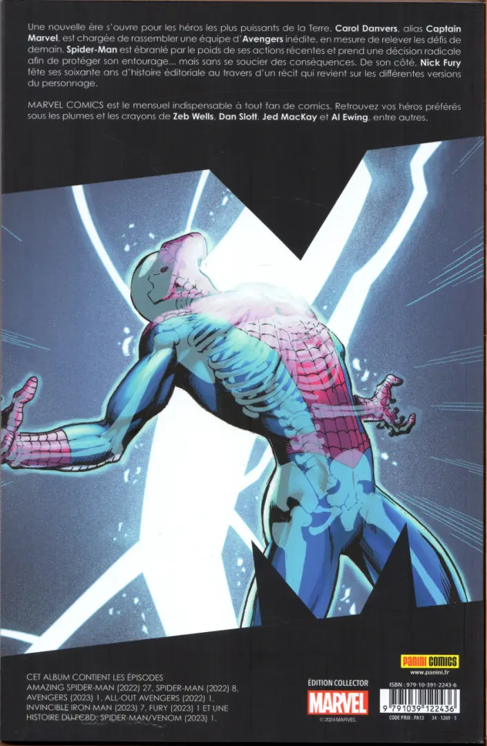 Verso de l'album Marvel Comics (II) 01