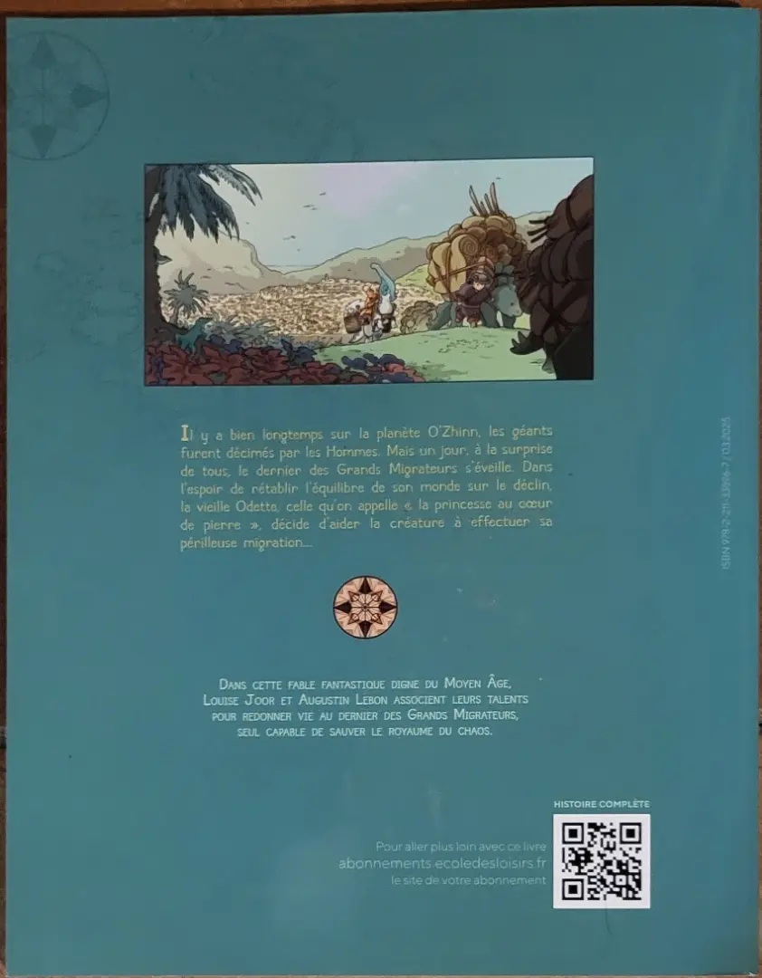 Verso de l'album Le grand Migrateur Le grand migrateur