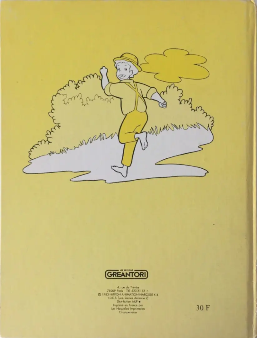 Verso de l'album Tom Sawyer (Les aventures de) 2