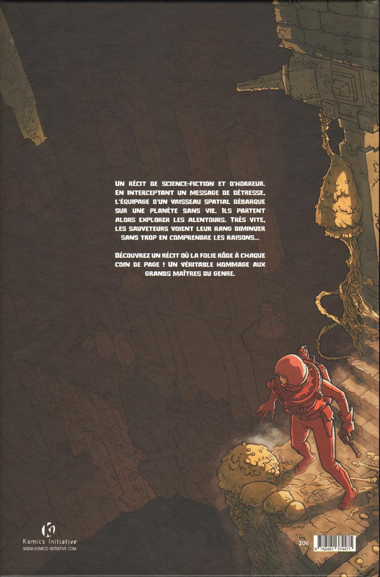 Verso de l'album The shadow Planet