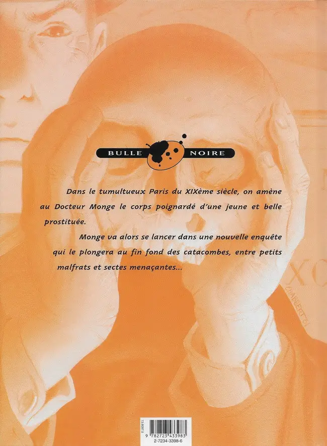 Verso de l'album Docteur Monge Tome 4 Le Cygne d'argent
