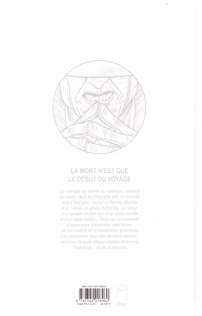 Verso de l'album The Dying & the Dead Tome 1