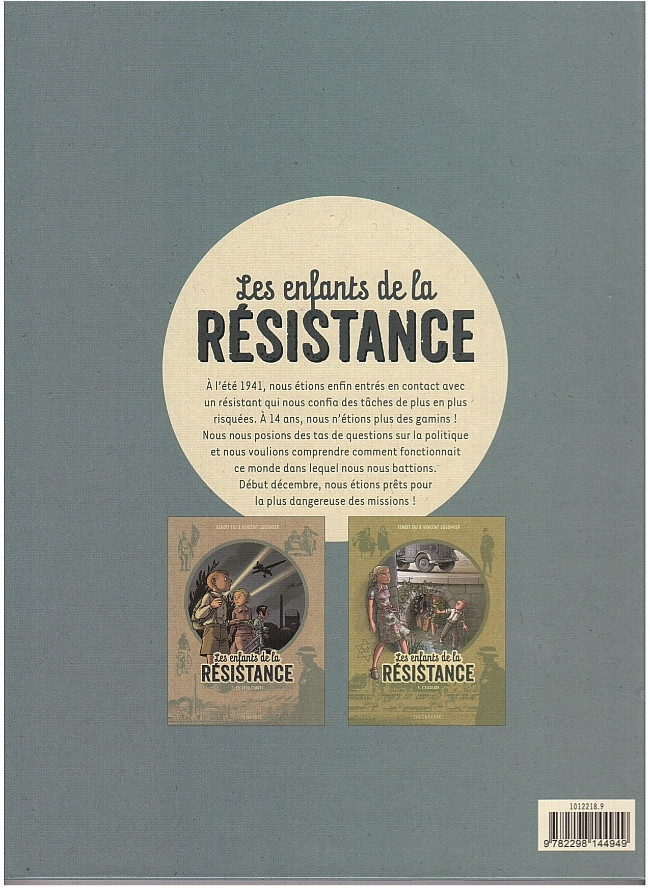 Verso de l'album Les Enfants de la Résistance 2 Les deux géants - L'escalade
