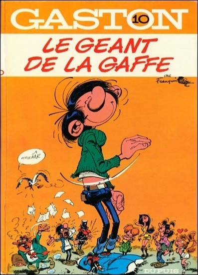 Verso de l'album Gaston Le cas Lagaffe / Le géant de la gaffe