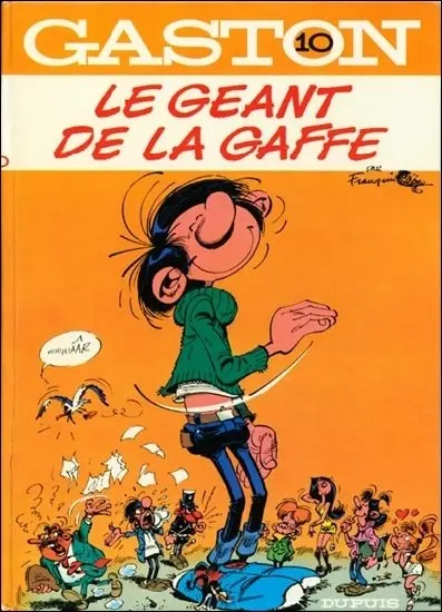 Verso de l'album Gaston Le cas Lagaffe / Le géant de la gaffe