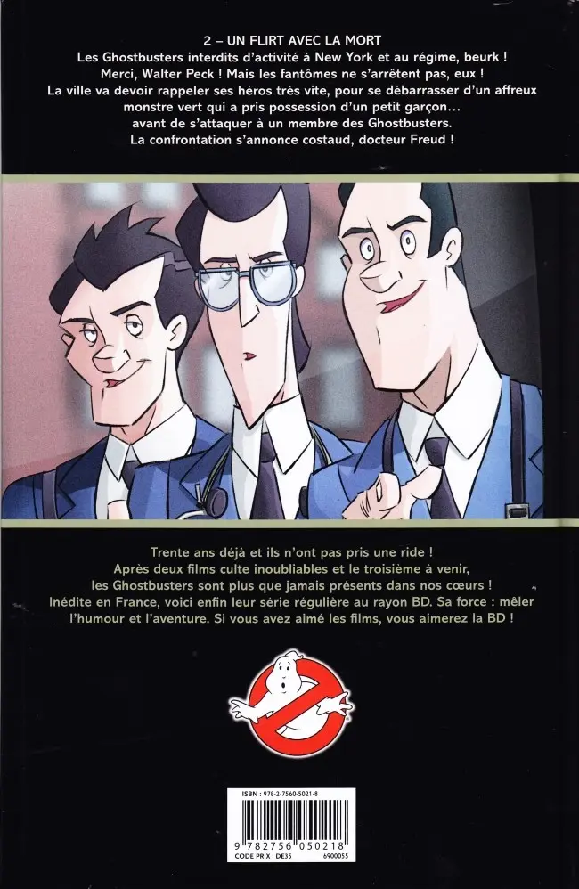 Verso de l'album Ghostbusters - SOS Fantômes Tome 2 Un flirt avec la mort