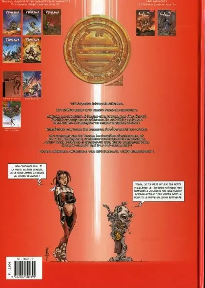 Verso de l'album 42 Agents Intergalactiques Tome 2 Ari