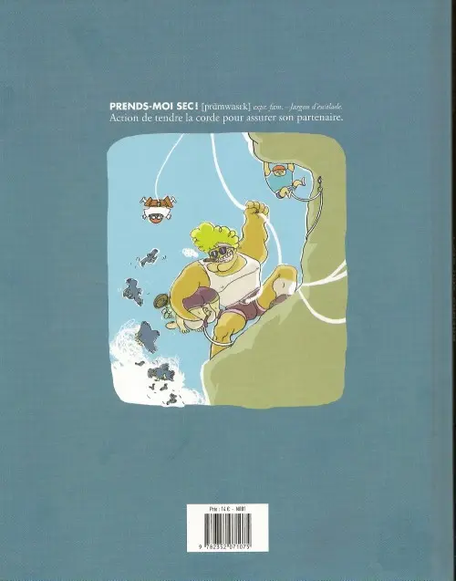 Verso de l'album Le Guide de la grimpe Prends-moi sec!