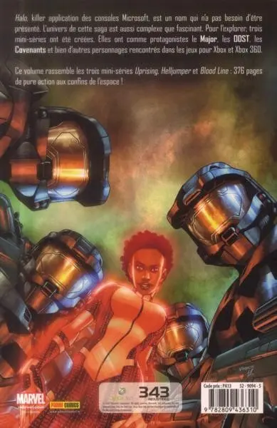 Verso de l'album Halo