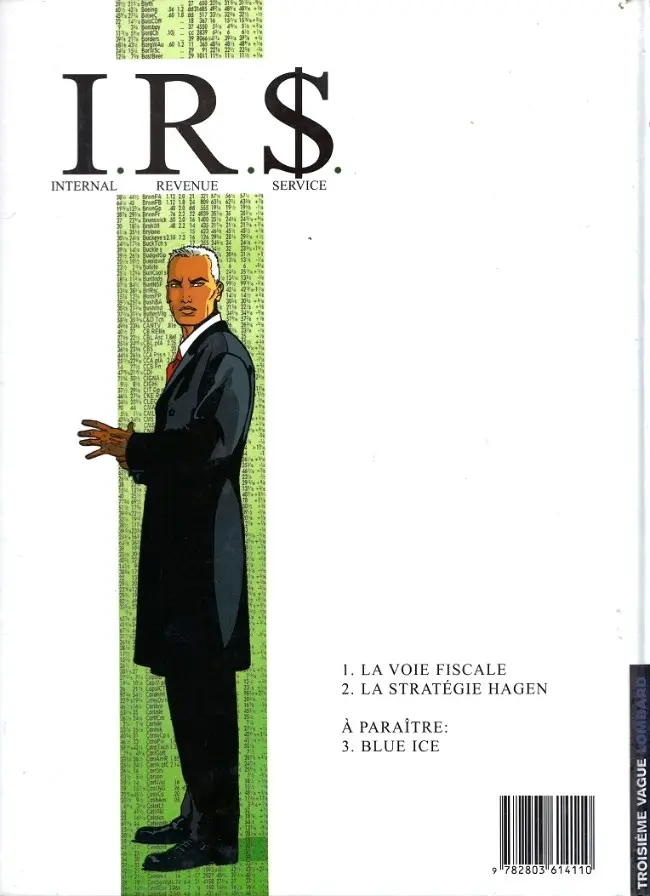 Verso de l'album I.R.$. Tome 2 La stratégie Hagen