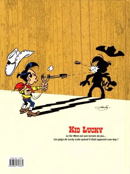 Verso de l'album Kid Lucky Tome 3 Statue Squaw