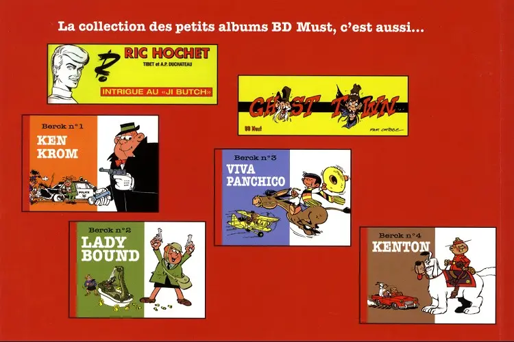 Verso de l'album Berck N° 2 Lady Bound