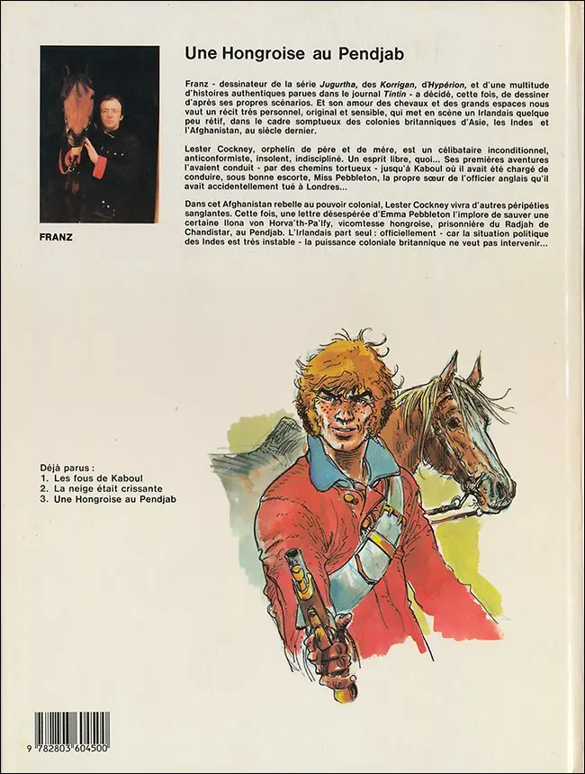 Verso de l'album Lester Cockney Tome 3 Une Hongroise au Pendjab