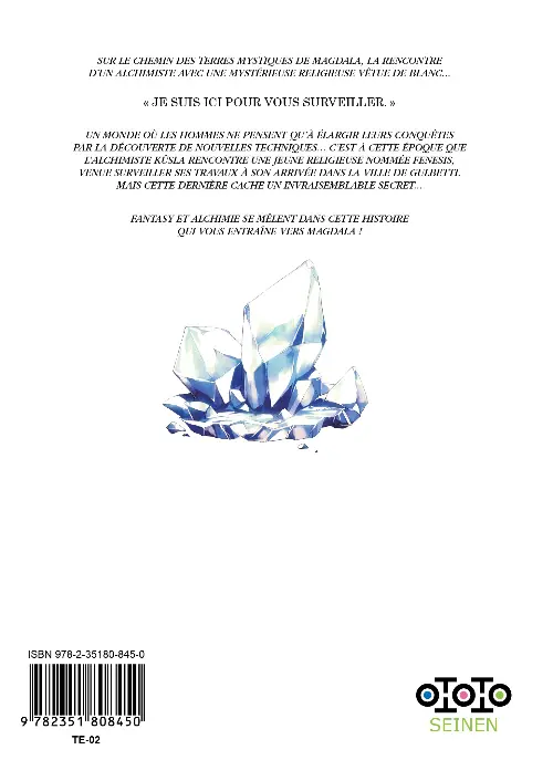 Verso de l'album Magdala, Alchemist Path 1