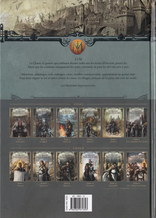 Verso de l'album Les Maîtres inquisiteurs Tome 10 Habner