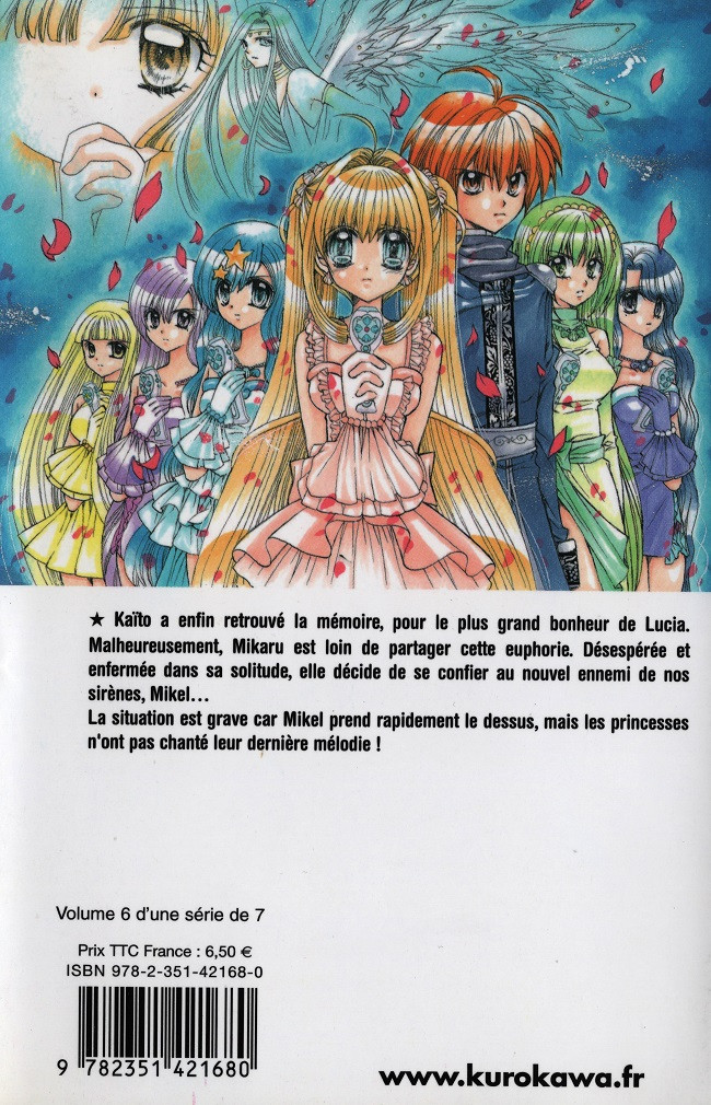 Verso de l'album Mermaid Melody - Pichi Pichi Pitch Tome 6