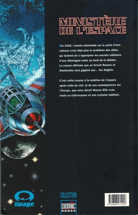 Verso de l'album Ministère de l'espace / Royal Space Force