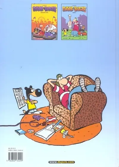 Verso de l'album Parker & Badger Tome 2 Oups !