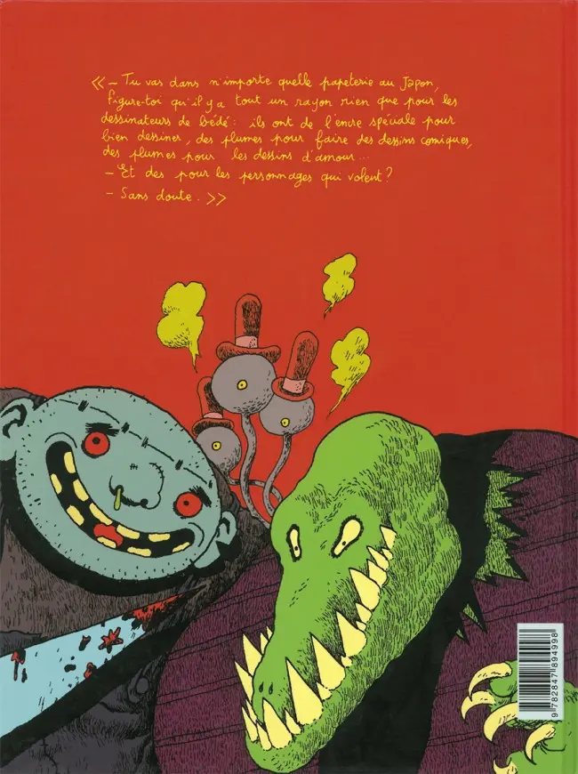 Verso de l'album Petit vampire Tome 7 Petit vampire et le rêve de Tokyo