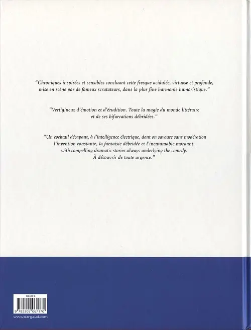 Verso de l'album Les Plumes Volume 2