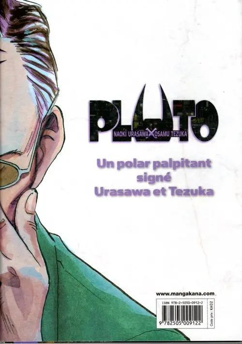 Verso de l'album Pluto 004