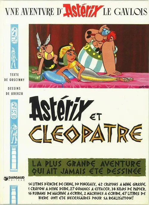 Couverture de l'album Astérix Tome 6 Astérix et Cléopâtre