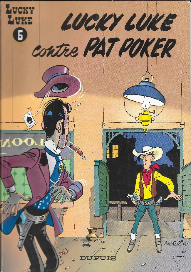 Couverture de l'album Lucky Luke Tome 5 Lucky luke contre Pat Poker