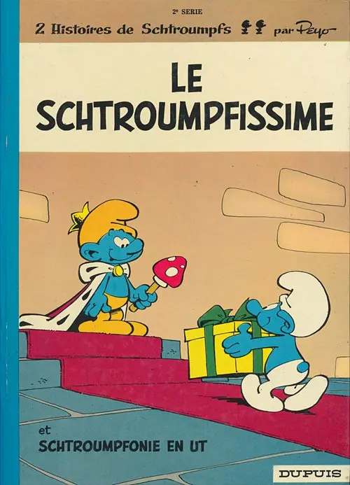 Couverture de l'album Les Schtroumpfs Tome 2 Le Schtroumpfissime (+ Schtroumpfonie en ut)
