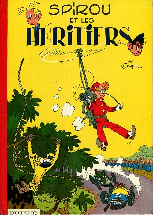 Couverture de l'album Spirou et Fantasio Tome 4 Spirou et les héritiers