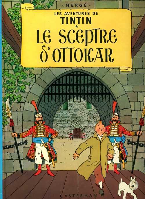 Couverture de l'album Tintin Tome 8 Le sceptre d'Ottokar