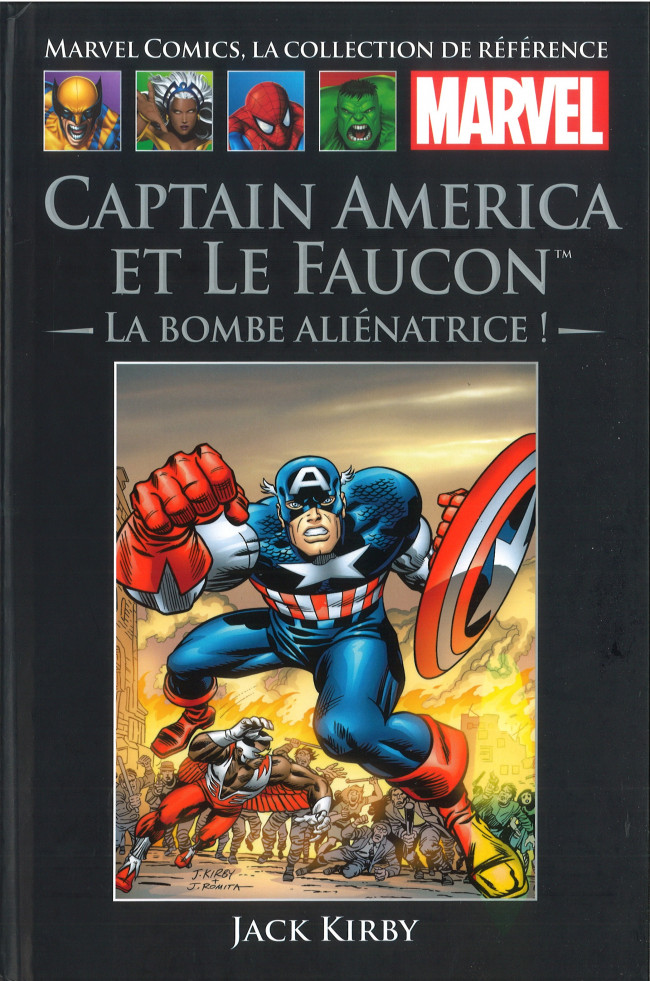 Couverture de l'album Marvel Comics - La collection de référence Tome 118 Captain America et le Faucon - La Bombe Aliénatrice!