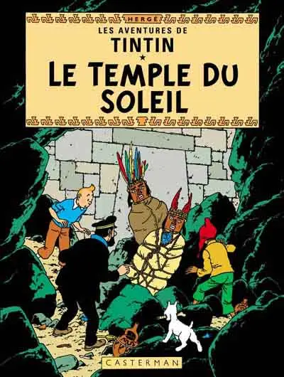 Couverture de l'album Tintin Tome 14 Le temple du soleil