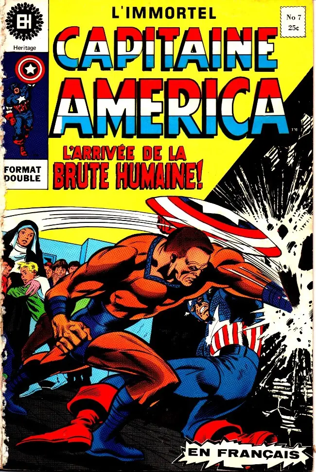 Couverture de l'album Capitaine America Tome 7 Débandade sur le campus !!!
