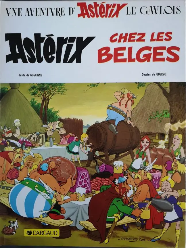 Couverture de l'album Astérix Tome 24 Astérix chez les Belges