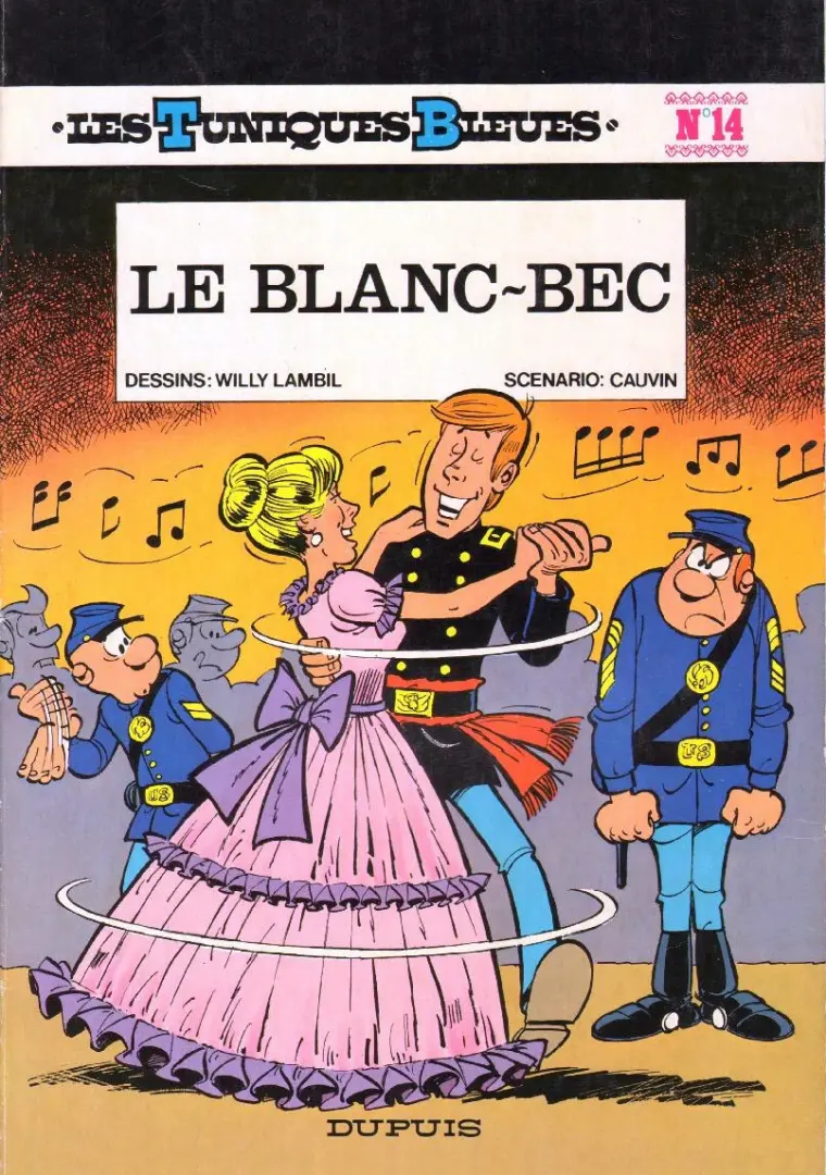 Couverture de l'album Les Tuniques Bleues Tome 14 Le blanc-bec