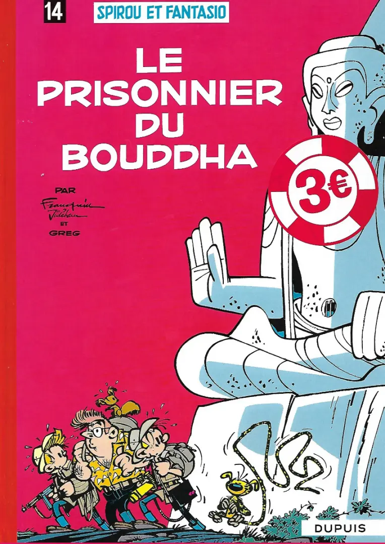 Couverture de l'album Spirou et Fantasio Tome 14 Le prisonnier du Bouddha