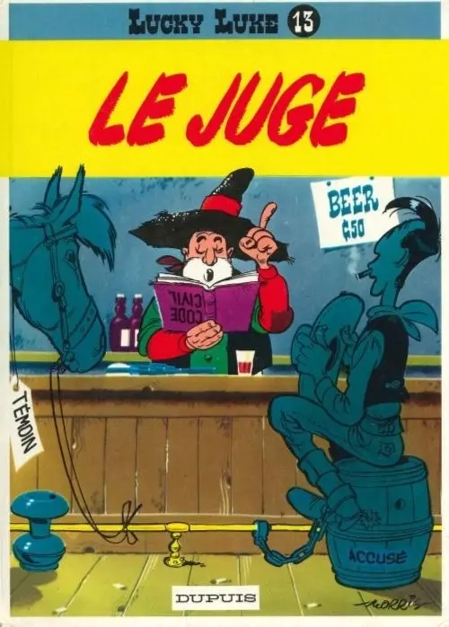 Couverture de l'album Lucky Luke Tome 13 Le juge