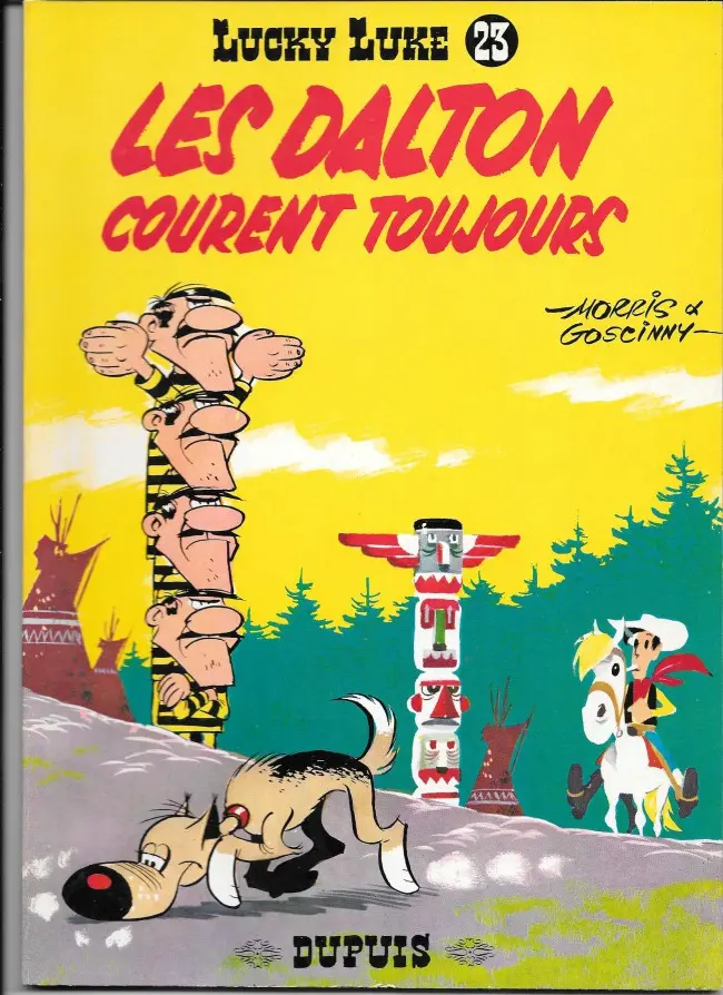 Couverture de l'album Lucky Luke Tome 23 Les Dalton courent toujours