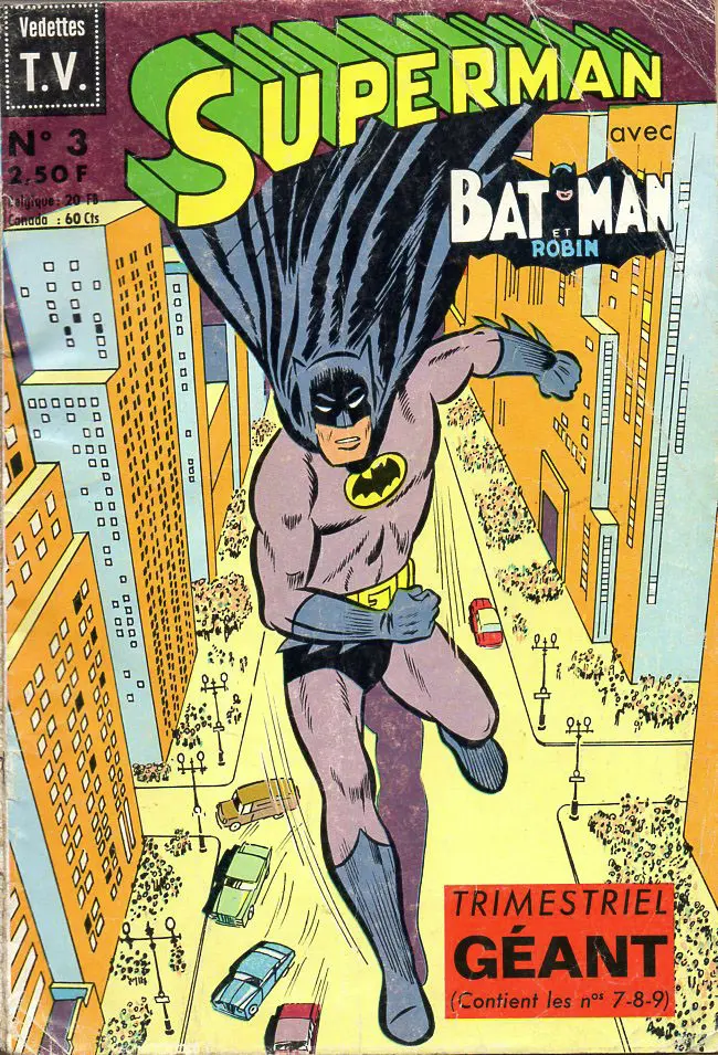 Couverture de l'album Superman et Batman puis Superman Album N° 3