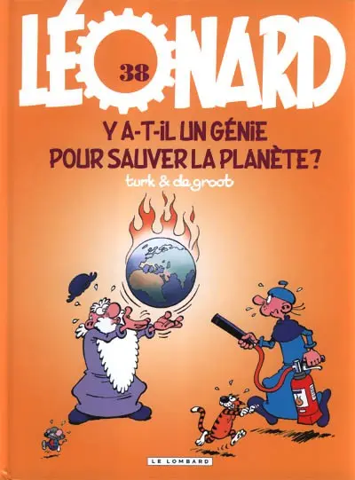 Couverture de l'album Léonard Tome 38 Y a-t-il un génie pour sauver la planète ?